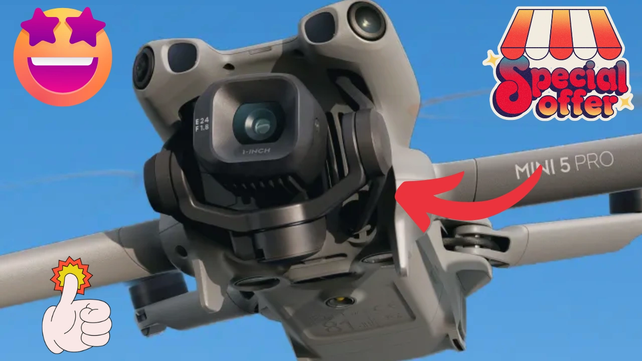 DJI Mini 5 Pro Announced: Bigger 1-Inch Sensor and Longest Battery Life Yet
