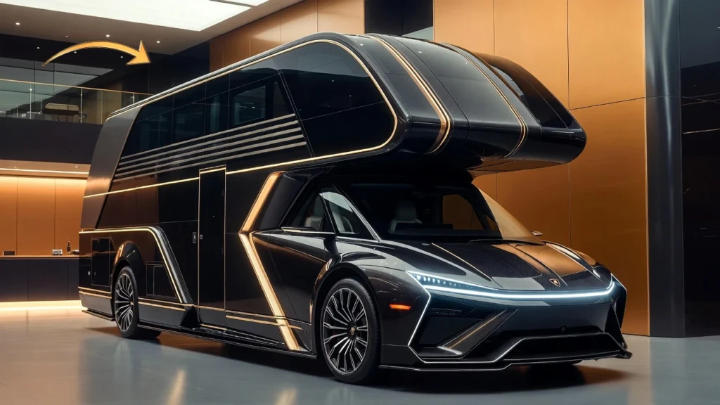 2026 Lamborghini Double-Decker RV लॉन्च – सुपरकार परफॉर्मेंस के साथ लक्ज़री ट्रैवल का अनुभव