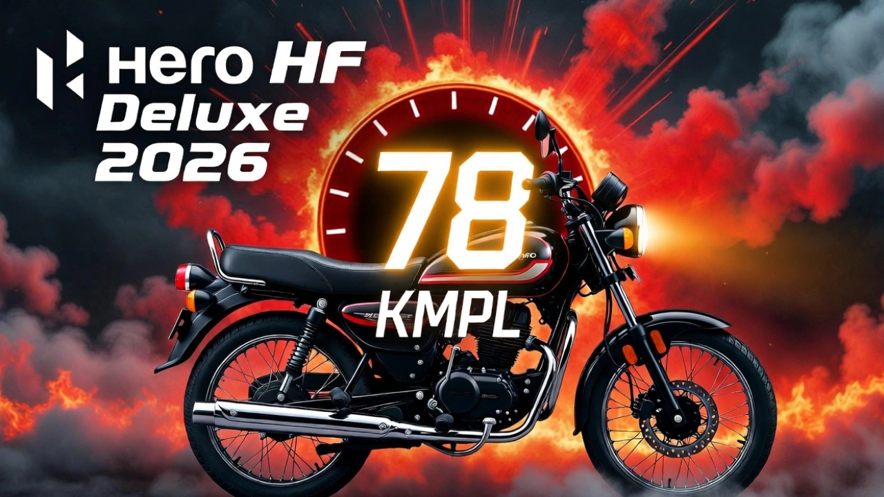 Hero HF Deluxe New Model 2026: 78 Kmpl माइलेज, नया इंजन और स्मार्ट फीचर्स के साथ सबसे किफायती बाइक