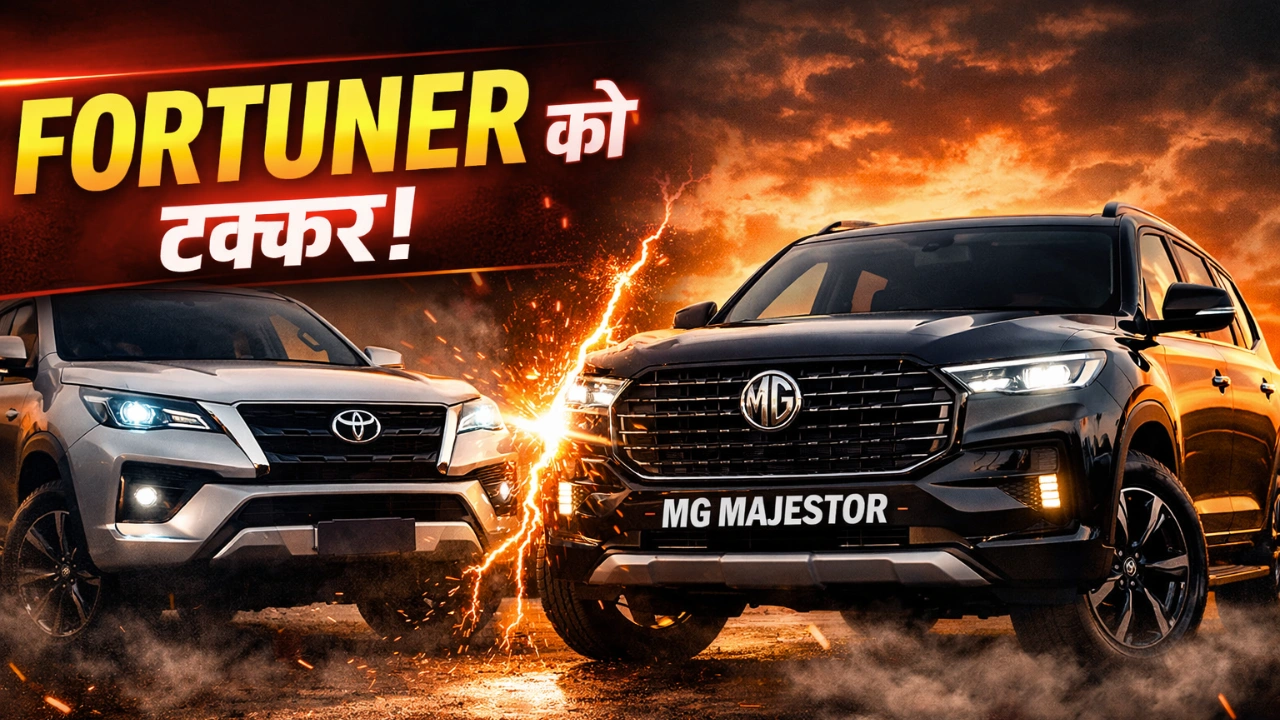 MG Majestor भारत में कल होगा लॉन्च: Fortuner को टक्कर देने आ रही नई फ्लैगशिप SUV